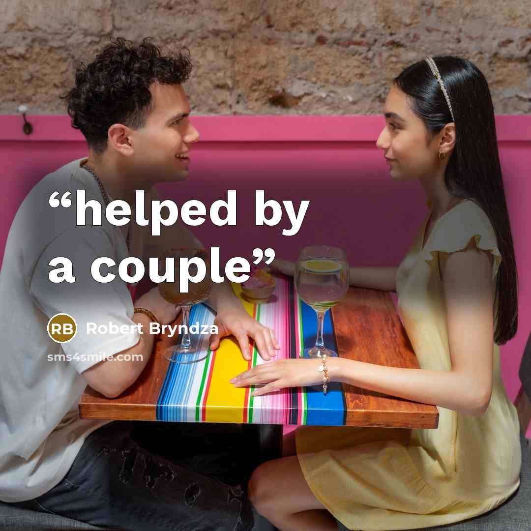 “helped by a couple” quote by Robert Bryndza