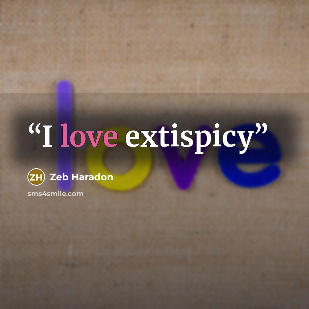 “I love extispicy” quote by Zeb Haradon