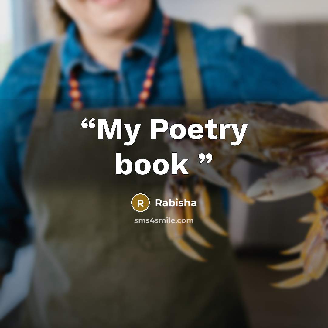 “My Poetry book” quote by Rabisha