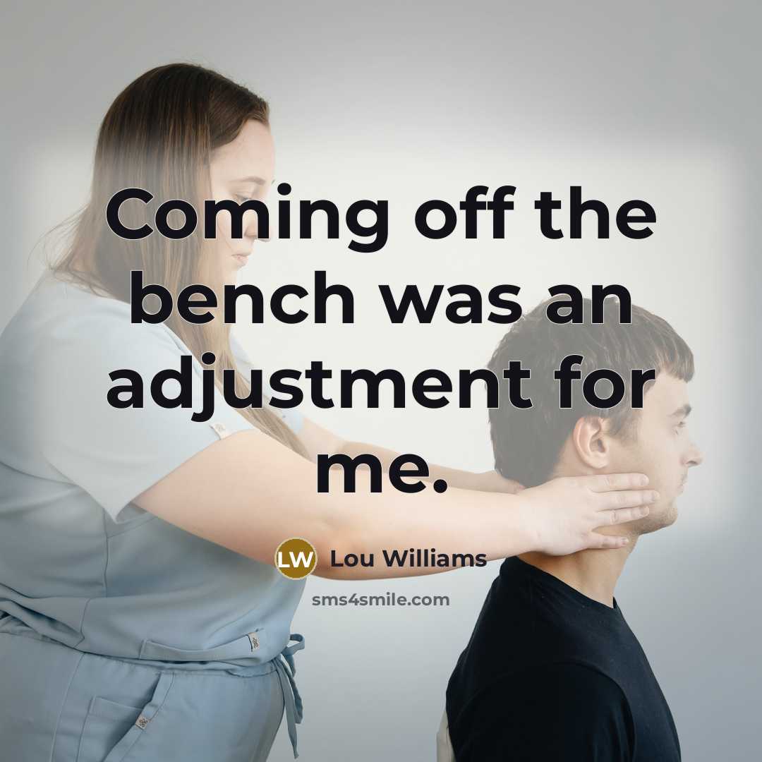 “Coming off the bench was an adjustment for me.” quote by Lou Williams