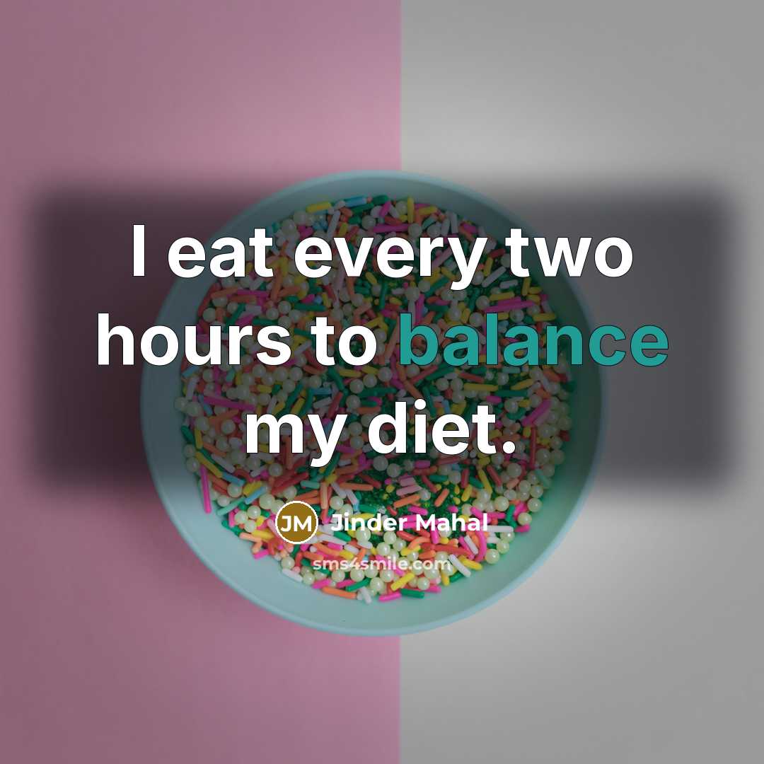 “I eat every two hours to balance my diet.” quote by Jinder Mahal