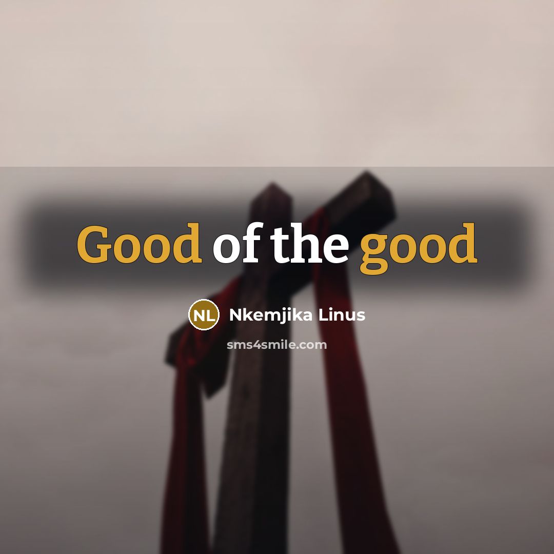 “Good of the good” quote by Nkemjika Linus