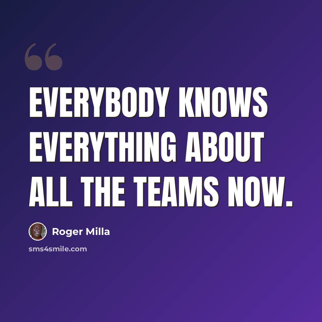 “Everybody knows everything about all the teams now.” quote by Roger Milla