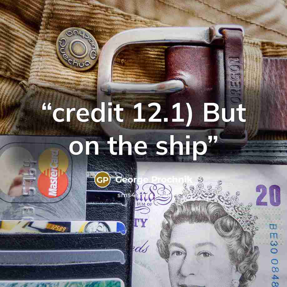 “credit 12.1) But on the ship” quote by George Prochnik