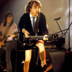 Portrait of Angus Young