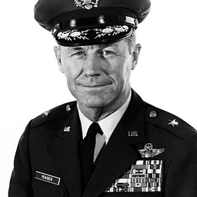 Portrait of Chuck Yeager