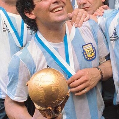 Portrait of Diego Maradona