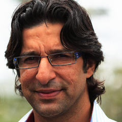 Portrait of Wasim Akram