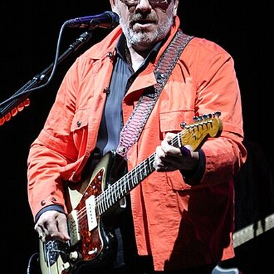 Portrait of Elvis Costello