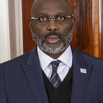 Portrait of George Weah