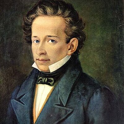 Portrait of Giacomo Leopardi