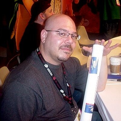 Portrait of Greg Rucka