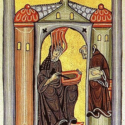 Portrait of Hildegard of Bingen