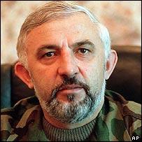 Portrait of Aslan Maskhadov