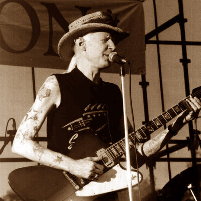 Portrait of Johnny Winter
