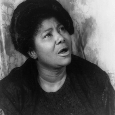 Portrait of Mahalia Jackson