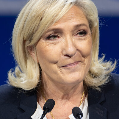 Portrait of Marine Le Pen