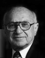 Portrait of Milton Friedman