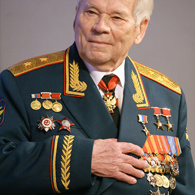 Portrait of Mikhail Kalashnikov