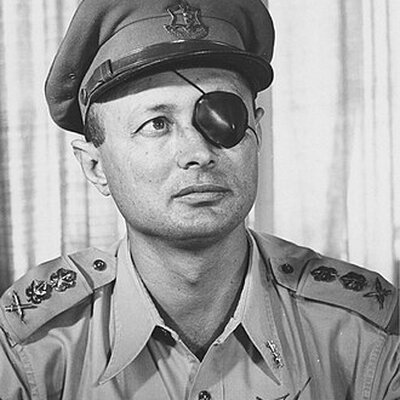 Portrait of Moshe Dayan