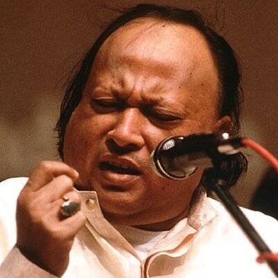 Portrait of Nusrat Fateh Ali Khan