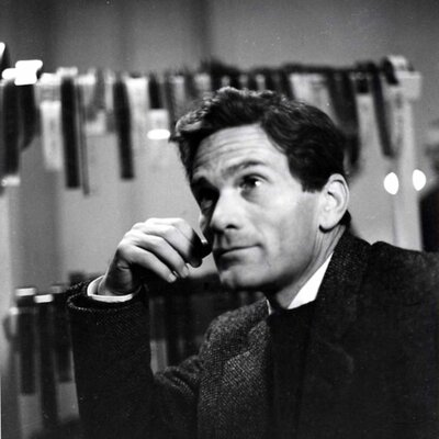 Portrait of Pier Paolo Pasolini