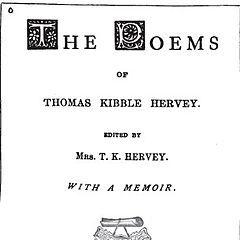 Portrait of Thomas Kibble Hervey