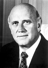 Portrait of Frederik Willem de Klerk