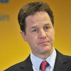 Portrait of Nick Clegg