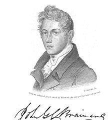 Portrait of John Gardiner Calkins Brainard