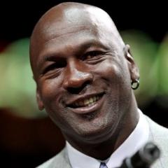 Portrait of Michael Jordan