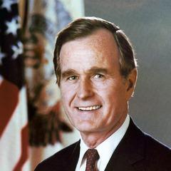 Portrait of George H. W. Bush