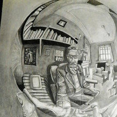 Portrait of M. C. Escher
