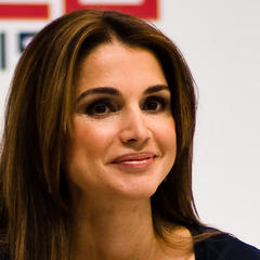 Portrait of Queen Rania of Jordan