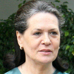 Portrait of Sonia Gandhi