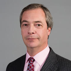 Portrait of Nigel Farage