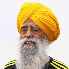 Portrait of Fauja Singh