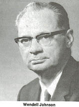 Portrait of Wendell Johnson