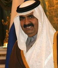 Portrait of Hamad bin Khalifa Al Thani