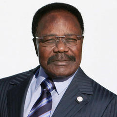 Portrait of Omar Bongo