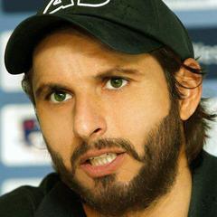 Portrait of Shahid Afridi