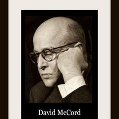 Portrait of David McCord