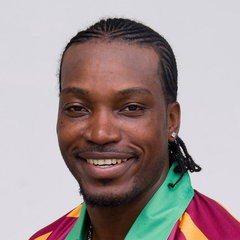 Portrait of Chris Gayle