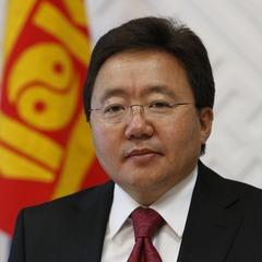 Portrait of Tsakhiagiin Elbegdorj