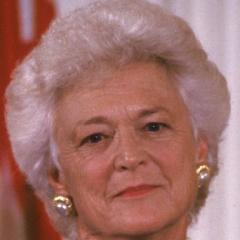 Portrait of Barbara Bush