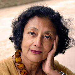 Portrait of Bharati Mukherjee