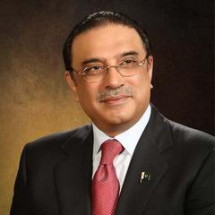Portrait of Asif Ali Zardari
