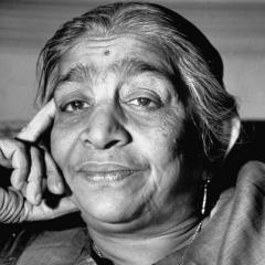 Portrait of Sarojini Naidu