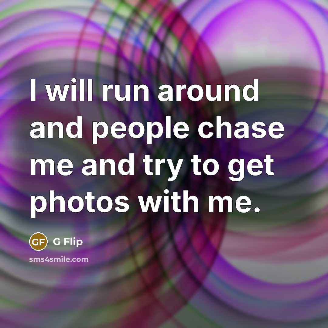 “I will run around and people chase me and try to get photos with me.” quote by G Flip