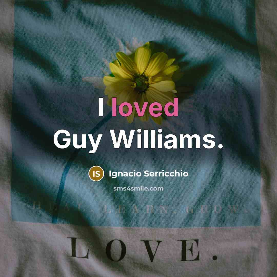 “I loved Guy Williams.” quote by Ignacio Serricchio